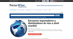 Desktop Screenshot of focus-wine.com